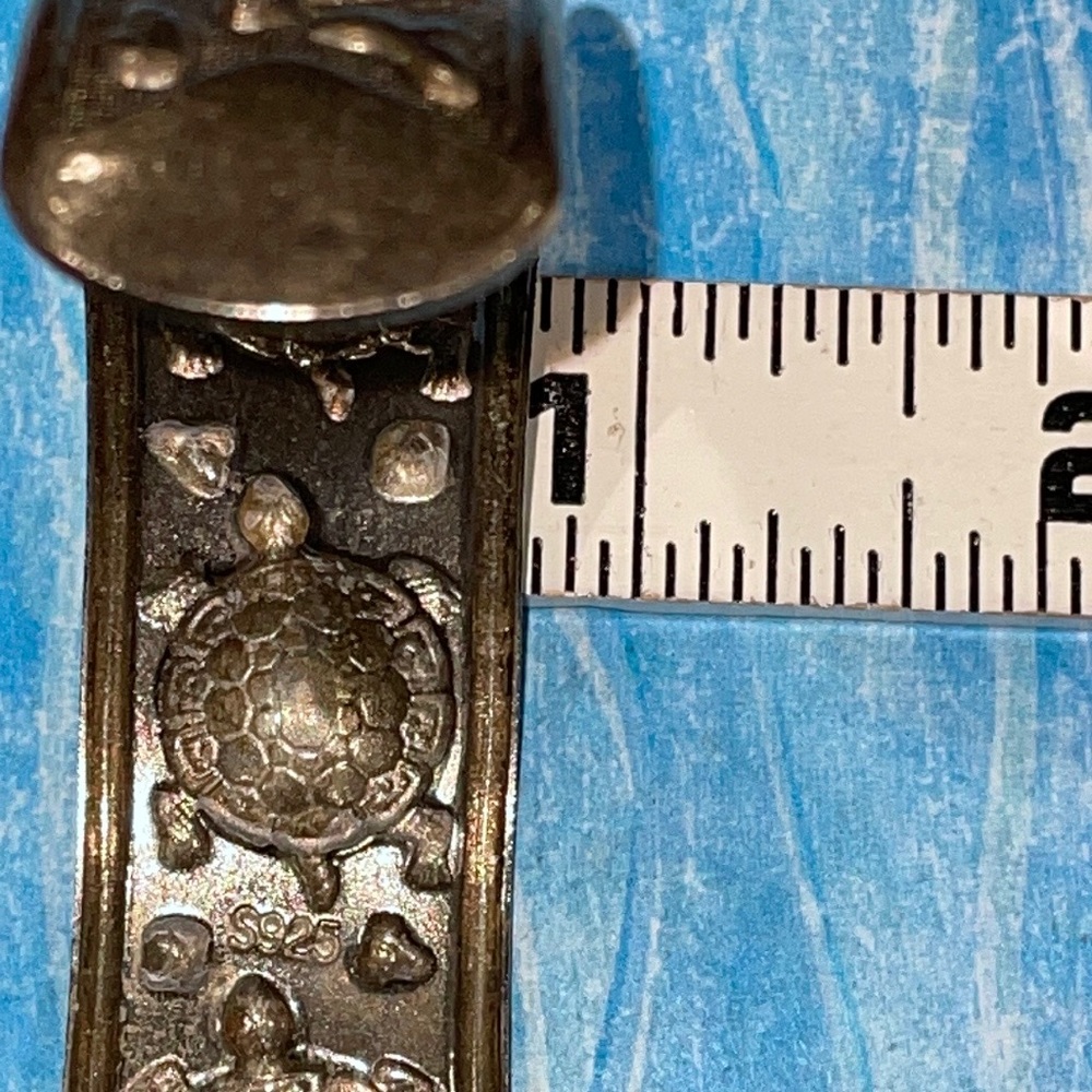 Silver Turtle Bracelet - Picture 9 of 11